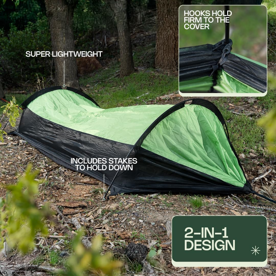 Camping Hammock Tent - Hammock for Camping - Portable Travel Hammock - Versatile Camping - Accessories for Camping - Hammock Tent by Altena