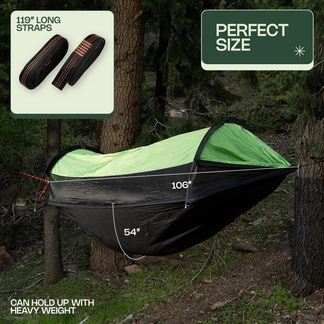 Camping Hammock Tent - Hammock for Camping - Portable Travel Hammock - Versatile Camping - Accessories for Camping - Hammock Tent by Altena