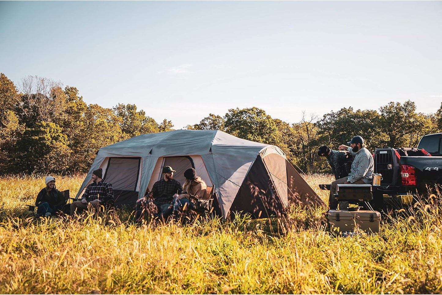 Bushnell Instant Tent | 6 Person / 9 Person / 12 Person Shield Series Instant Tents Cabin Design Perfect for 3 Season Family Camping, Hunting, and Fishing with Fast Setup